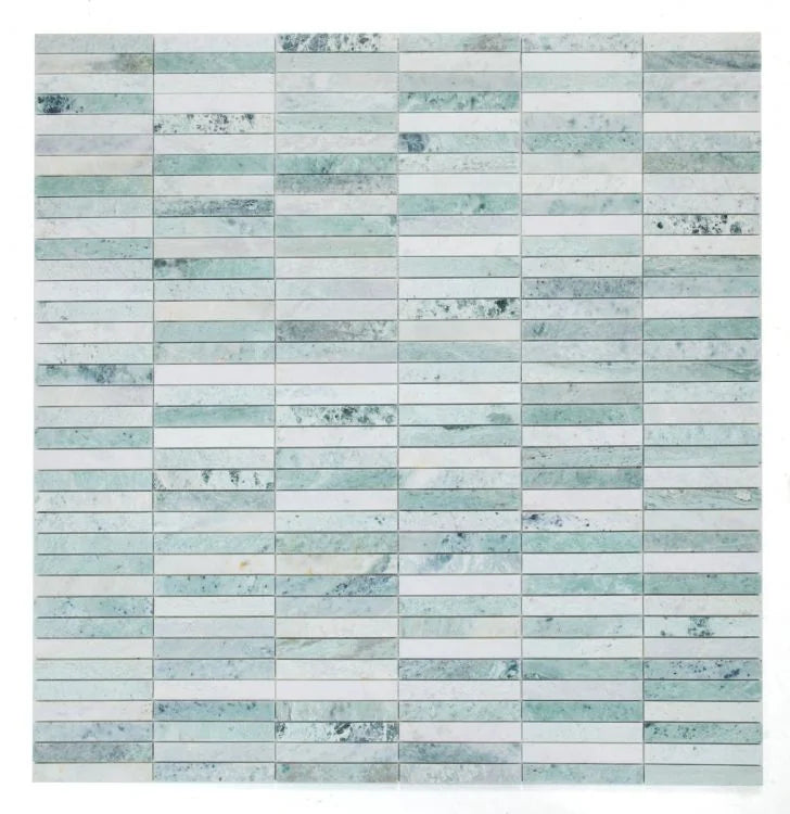Slot Jade 11.75x11.75 Marble Mosaic