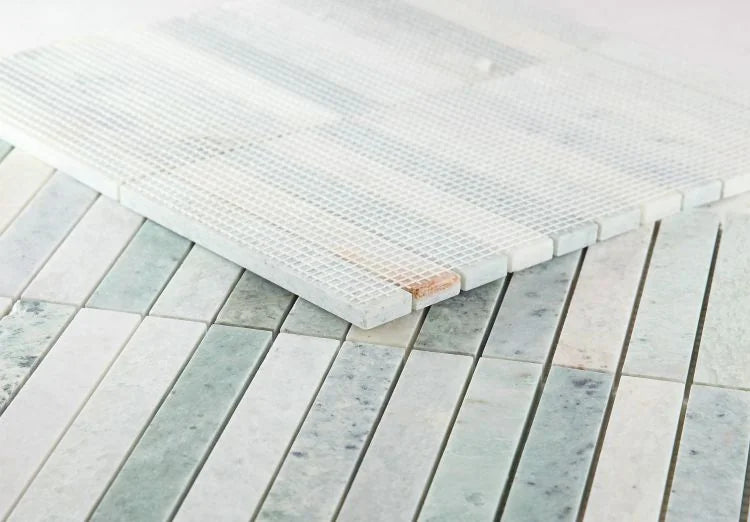 Slot Jade 11.75x11.75 Marble Mosaic