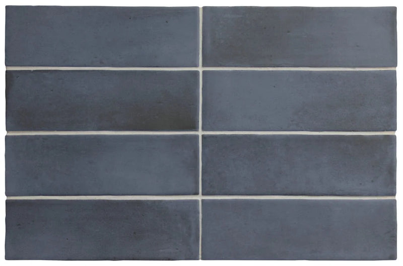 Soco Blue 2x6 Rectangle Matte Porcelain Tile
