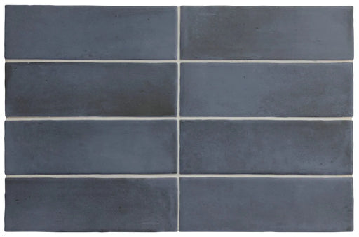 Soco Blue 2x6 Rectangle Matte Porcelain Tile