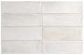 Soco White 2x6 Glazed Gloss Porcelain Tile