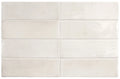 Soco White 2x6 Glazed Gloss Porcelain Tile