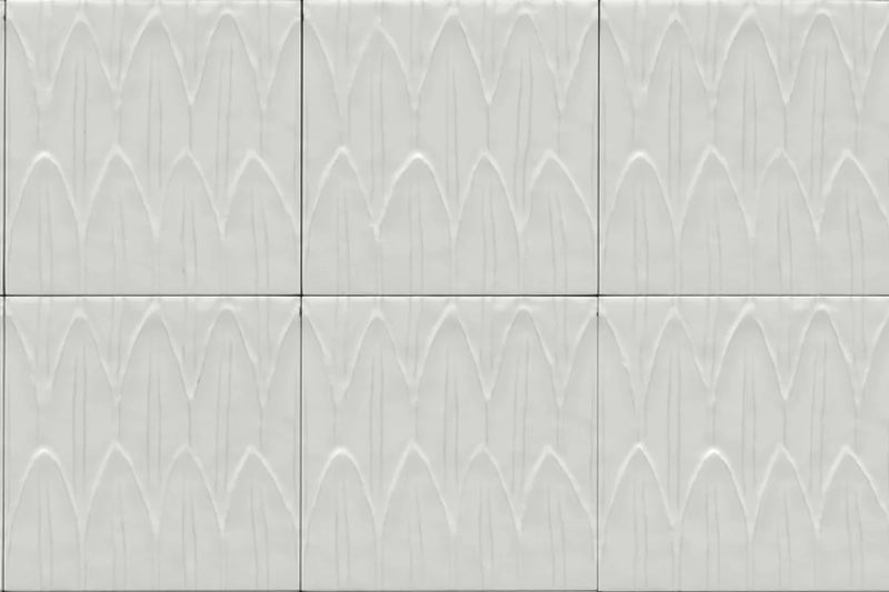 Sol Bianco 3D 6x6 Porcelain Pool Tile