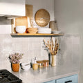 Sol Bianco 6x6 Glossy Porcelain Pool Tile