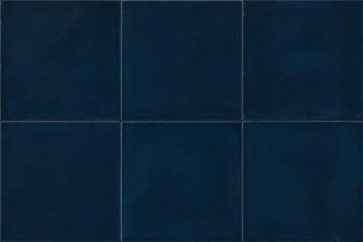 Sol Blu 6x6 Glossy Porcelain Waterline Tile
