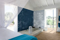 Sol Blu 6x6 Glossy Porcelain Waterline Tile