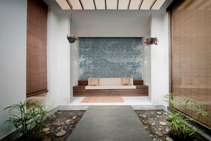 Sol Tappeto 1 6x6 Glossy Porcelain Waterline Tile