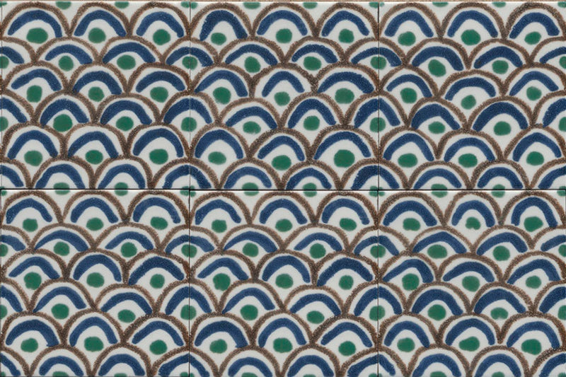 Sol Tappeto 1 6x6 Glossy Porcelain Waterline Tile