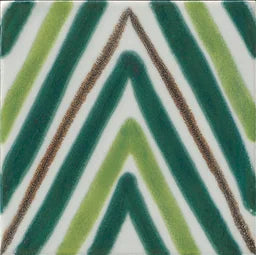 Sol Tappeto 2 6x6 Glossy Porcelain Waterline Tile