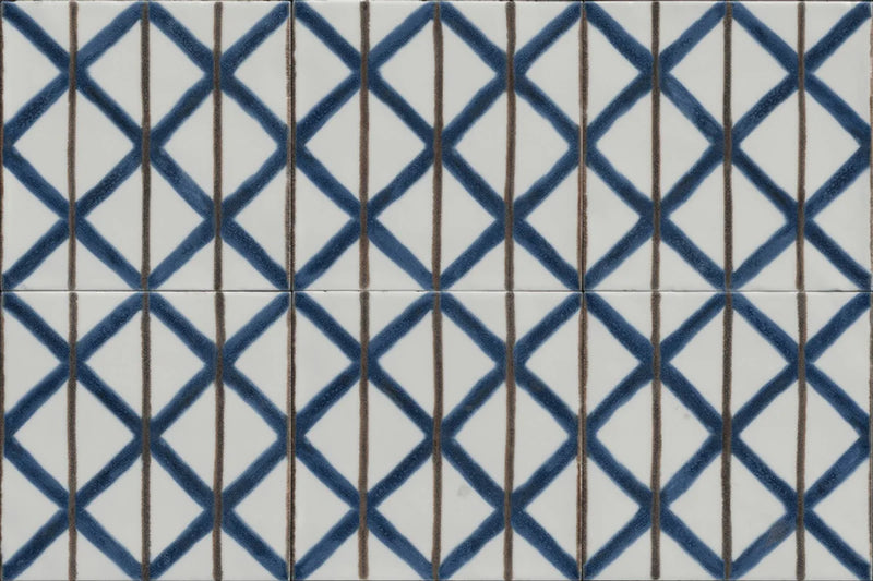 Sol Tappeto 4 6x6 Glossy Porcelain Waterline Tile