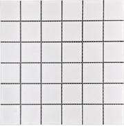 Square White 2x2 Matte Porcelain Mosaic