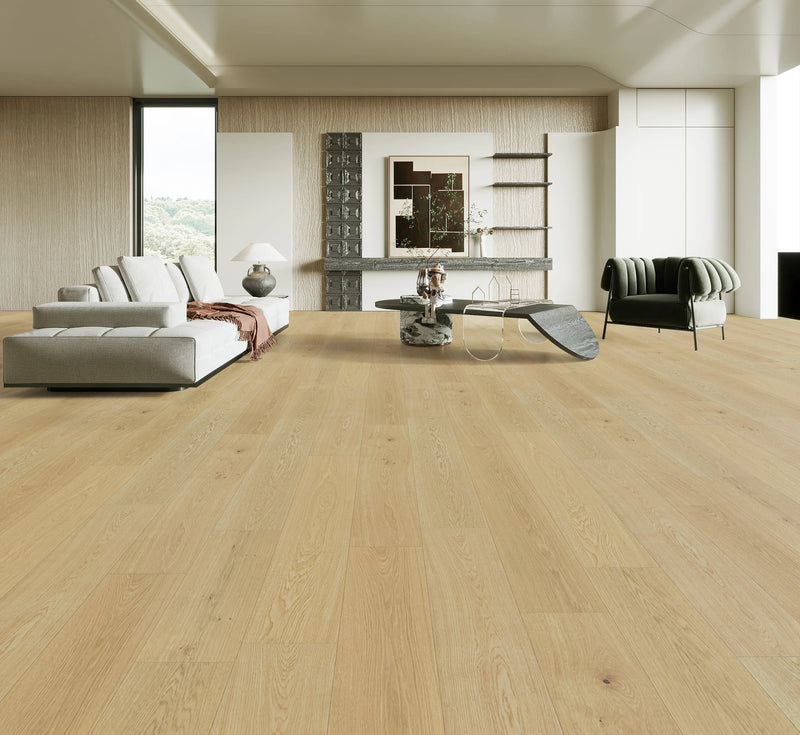 Sonder Montauk Beige 9-1/2xRL(24-87) Wirebrushed UV Lacquer Oak Engineered Hardwood Flooring