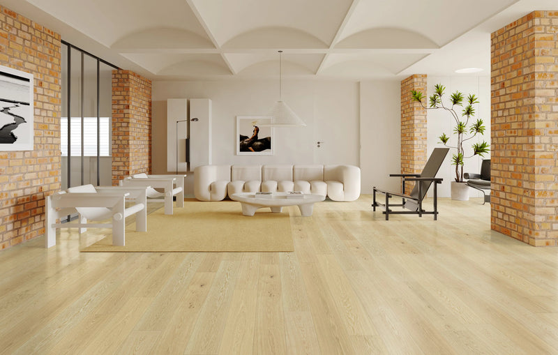 Sonder Montauk Beige 9-1/2xRL(24-87) Wirebrushed UV Lacquer Oak Engineered Hardwood Flooring