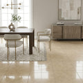 Sonora Beige 18x18 Porcelain Tile — Dining Room floor