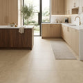 Sonora Beige 18x18 Porcelain Tile — Kitchen floor