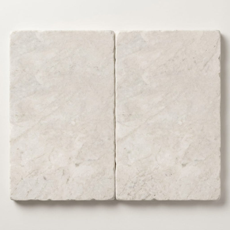 Sonoran Pearl Marble Paver 16x24 Tumbled 1.25 inch close-up