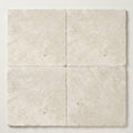 Sonoran Pearl Marble Paver 24x24 Brushed Chiseled close-up