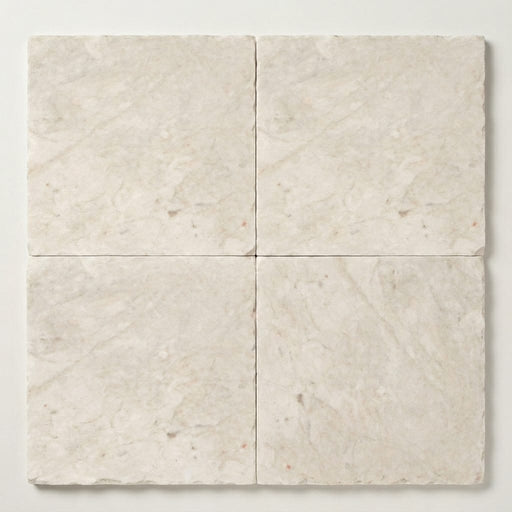 Sonoran Pearl Marble Paver 24x24 Brushed Chiseled close-up