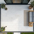 Sonoran Pearl Marble Paver 8x16 Tumbled 3 cm — Backyard patio