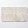 Sonoran Pearl Marble Paver 8x16 Tumbled 3 cm close-up