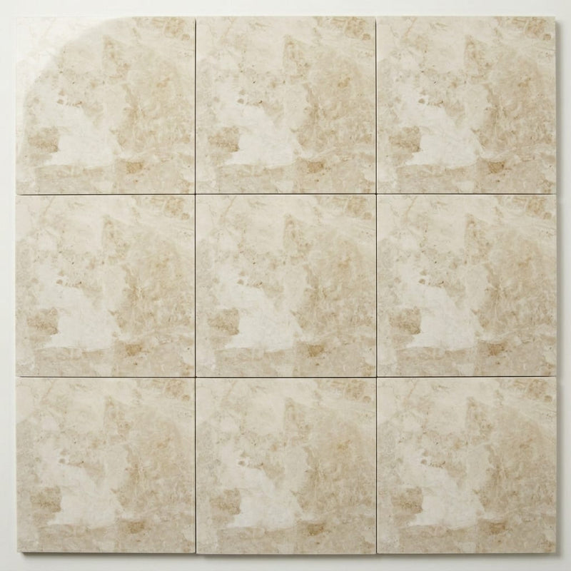 Sonoran Pearl Marble Tile 12x12 Polished close-up
