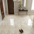 Sonoran Pearl Marble Tile 12x12 Polished — Foyer floor