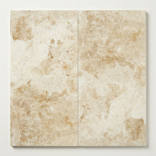 Sonoran Pearl Marble Tile 12x24 Polished close-up