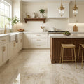 Sonoran Pearl Marble Tile 12x24 Polished — Kitchen floor