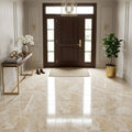 Sonoran Pearl Marble Tile 18x18 Polished — Foyer floor