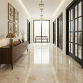 Sonoran Pearl Marble Tile 18x18 Polished — Hallway floor