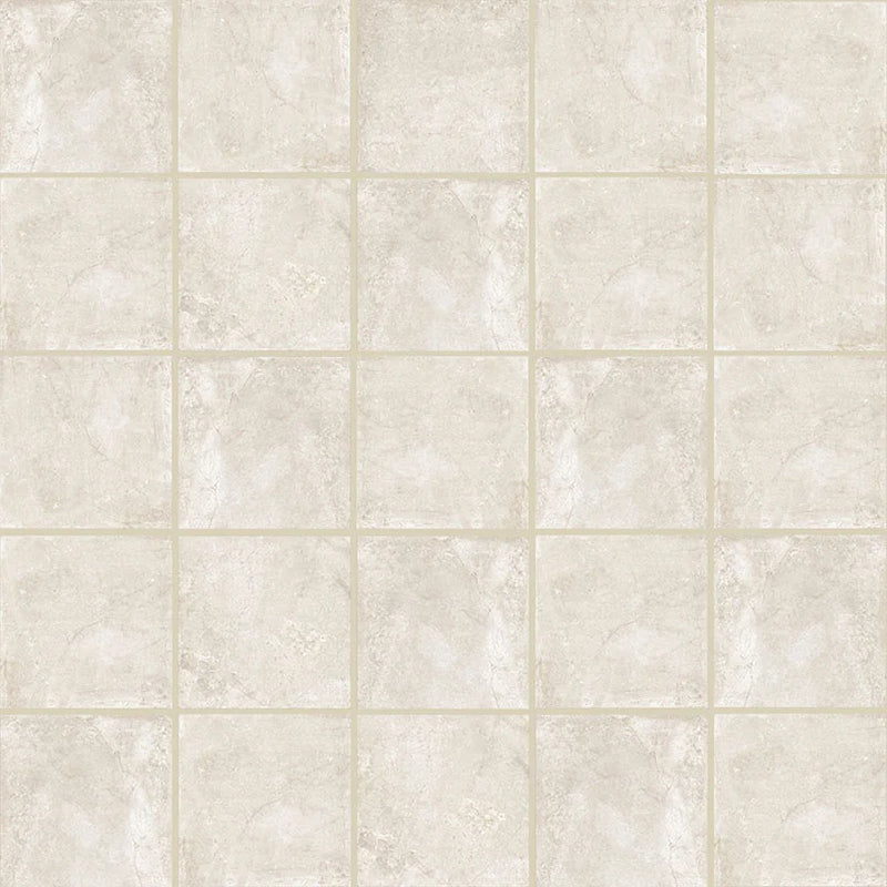 Soreno Ivory 2x2 Matte Porcelain Mosaic Tile