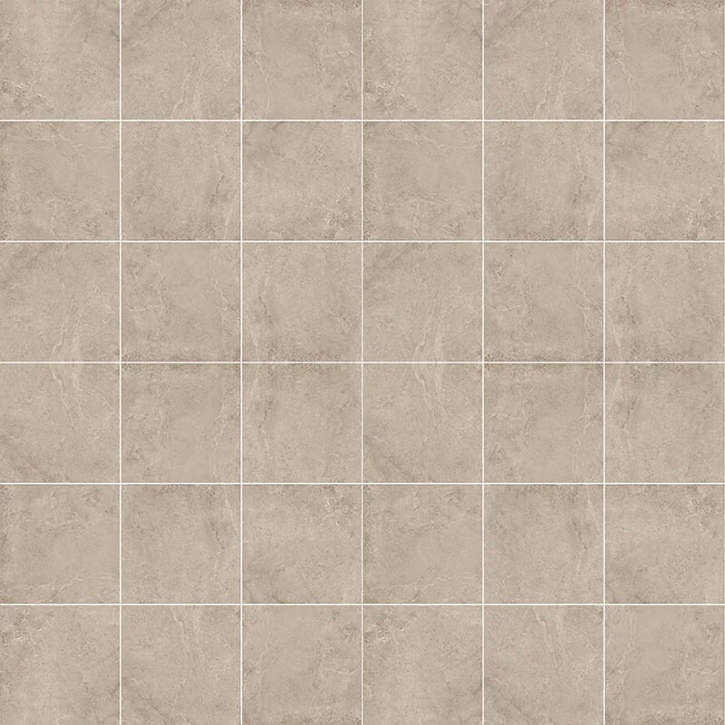 Soreno Taupe 2x2 Matte Porcelain Mosaic Tile