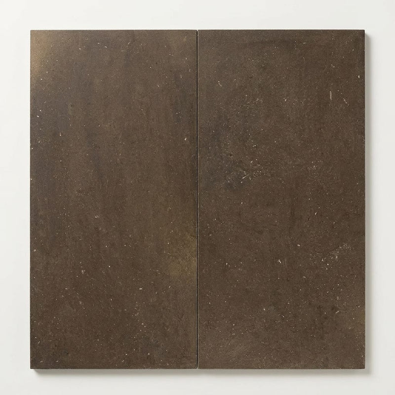 Sormonne Brun Limestone Tile 12x24 Honed 3/8 inch close-up
