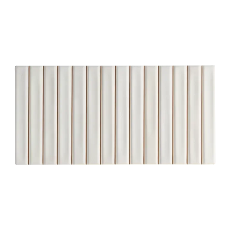 Spark Bars Ivory 5x10 Matte Ceramic/Porcelain Wall Tile