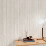 Spark Bars Ivory 5x10 Matte Ceramic/Porcelain Wall Tile