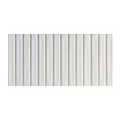 Spark Bars White 5x10 Matte Ceramic/Porcelain Wall Tile