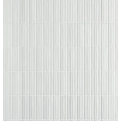 Spark Bars White 5x10 Matte Ceramic/Porcelain Wall Tile