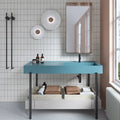 Spark Bars White 5x10 Matte Ceramic/Porcelain Wall Tile