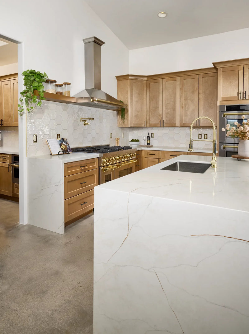 Spark Ivory 6x7 Hexagon Glossy Ceramic/Porcelain Mosaic