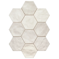 Spark Series Ivory 3/8x5 Pencil Bullnose Matte Porcelain Trim