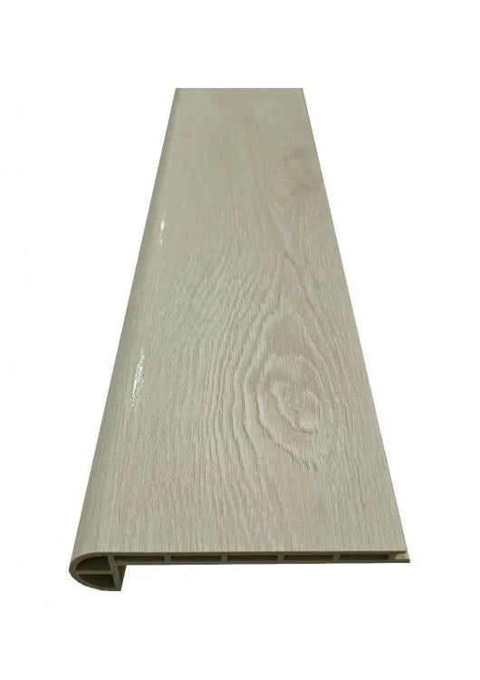 SPC Diamond Classic Oak White 4.5x95 Stair Nose Round Wood Look LVP Trim