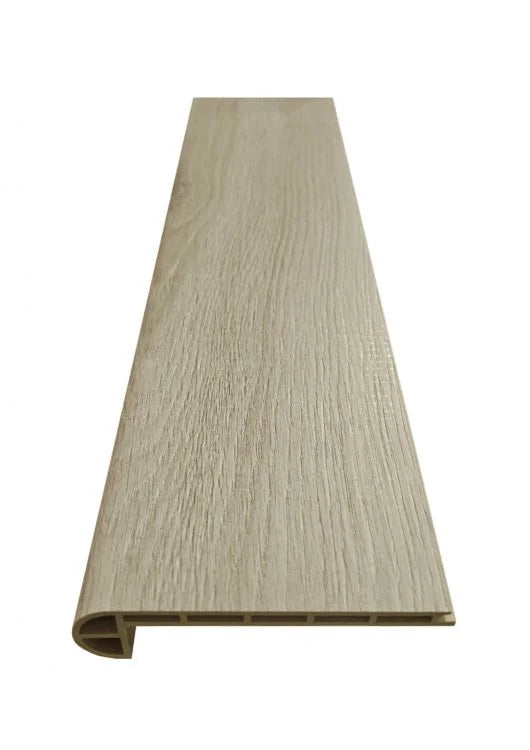 SPC Diamond Modern Oak Pearl 4.5x95 Stair Nose Round Wood Look LVP Trim