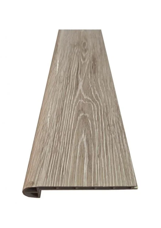SPC Diamond Rich Oak Ash 4.5x95 Stair Nose Round Wood Look LVP Trim