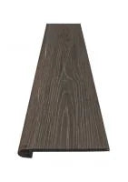 SPC Diamond Rich Oak Black 4.5x95 Stair Nose Round Wood Look LVP Trim