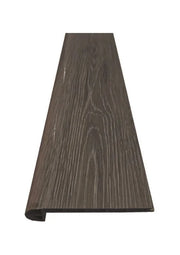 SPC Diamond Rich Oak Black 4.5x95 Stair Nose Round Wood Look LVP Trim