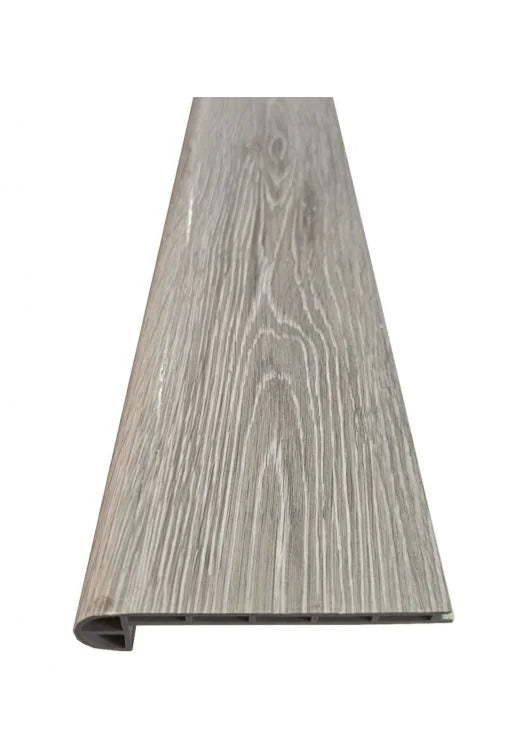 SPC Diamond Rich Oak Grey 4.5x95 Stair Nose Round Wood Look LVP Trim