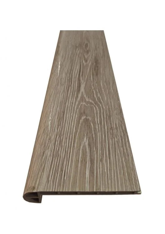 SPC Diamond Rich Oak Taupe 4.5x95 Round Stair Nose Wood Look LVP Trim