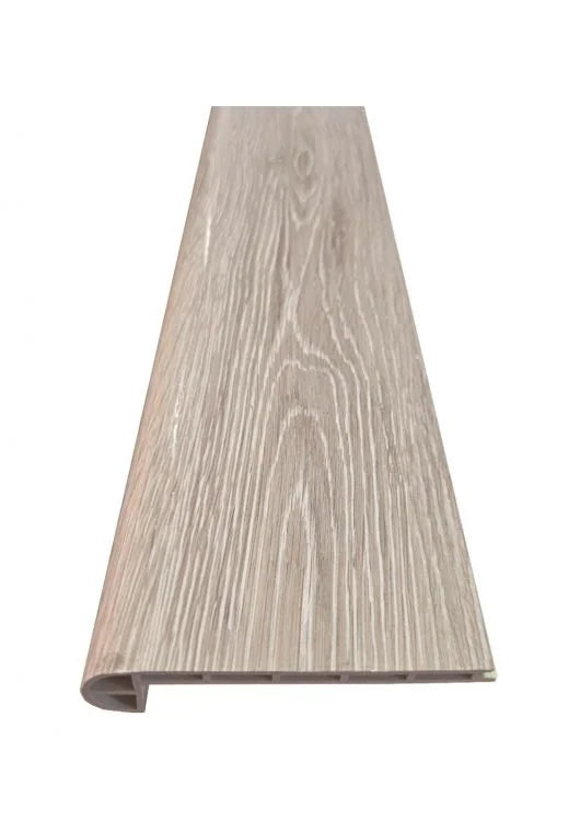 SPC Diamond Rich Oak White 4.5x95 Stair Nose Round Wood Look LVP Trim