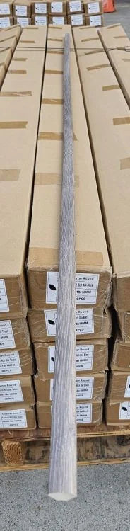 SPC Diamond Rich Oak Wolf 0.75x95 Quarter Round Wood Look SPC Vinyl Trim