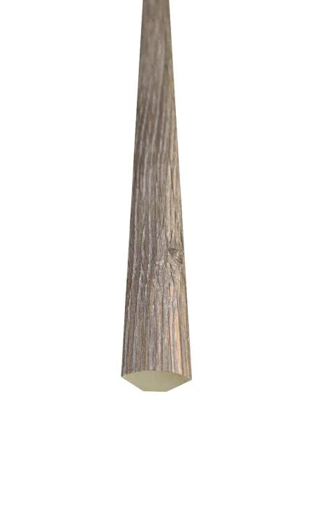 SPC Diamond Rich Oak Wolf 0.75x95 Quarter Round Wood Look SPC Vinyl Trim